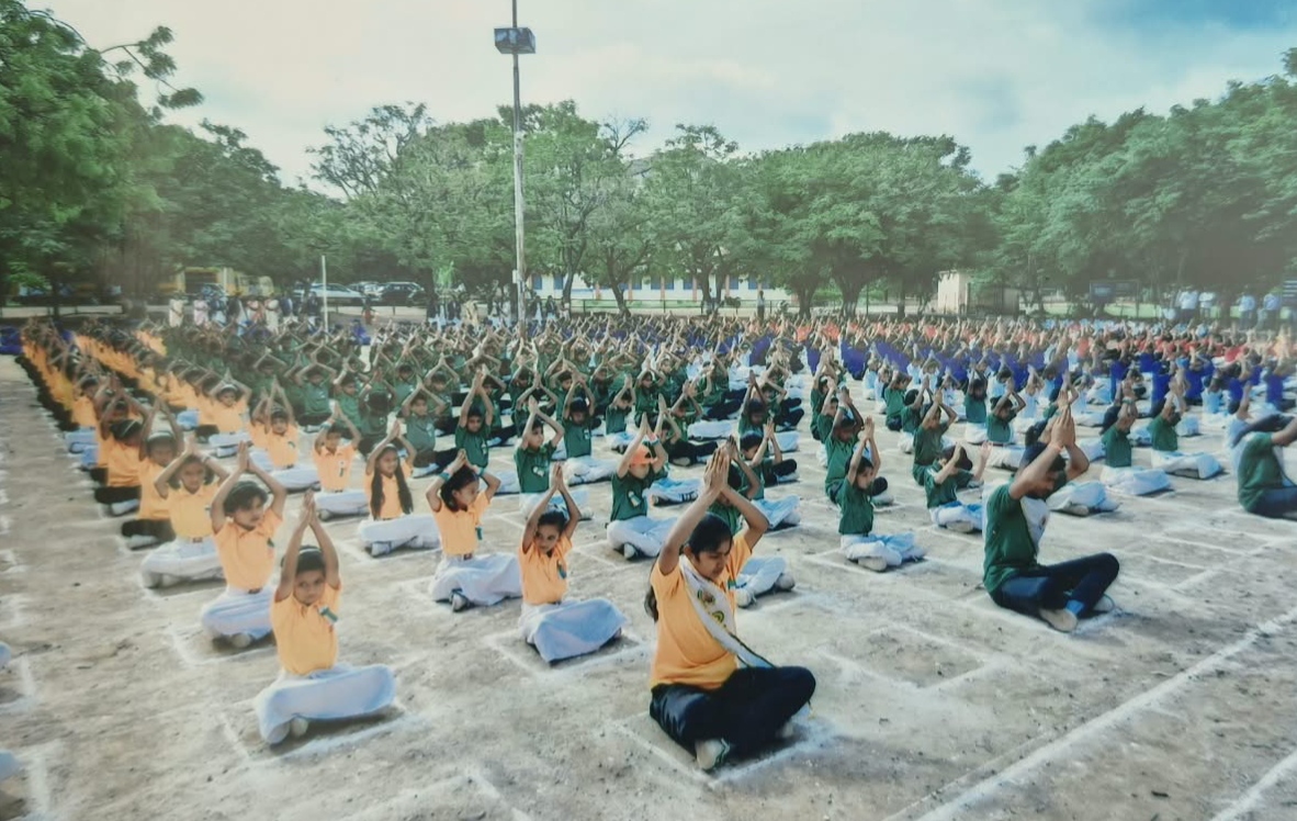 Yoga & Physical Fitness Arena at Jijamata Public School